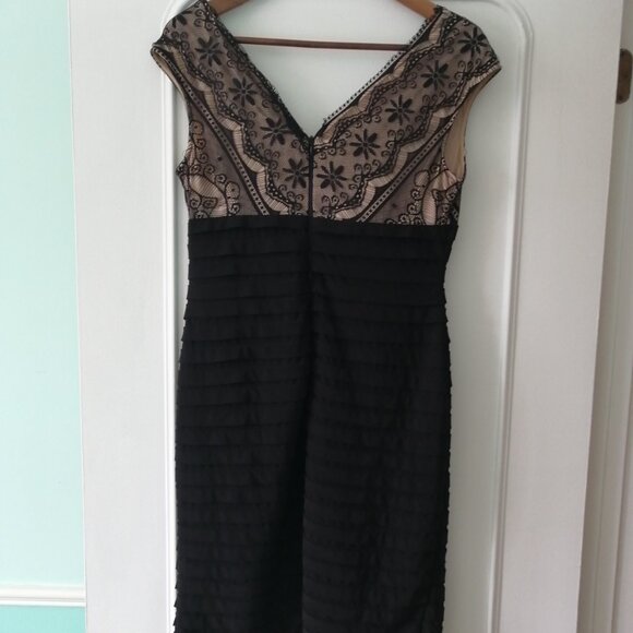 Signature Lana Cocktail Dress Black SZ 10 - Picture 8 of 8